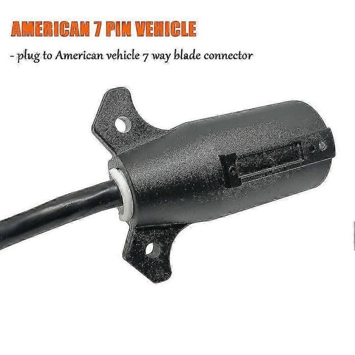 OMABETA Adaptateur De Feu Arrière De Remorque 2 à 3 Fils, Conversion Facile, ABS Premium