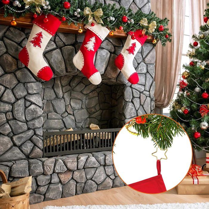 60 Pièces Crochet D'Ornements De Noël Crochets D'Arbre De