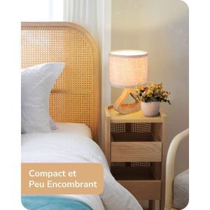 Lampe de chevet Rouge x 2 - 14.90