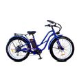 Vélo Électrique Cruiser Fatbike - Atalaya - Bleu - 250W-10Ah-0