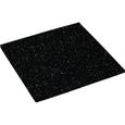 Tapis Anti-Vibration SCANPART - Noir - Pour Gros Appareils Ménagers - 60x60 cm-0