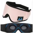 Masque de Sommeil 3D Bluetooth 5.0, Masque Pour les Yeux Ergonomique Super Doux Et Respirant Fait à la Main-0