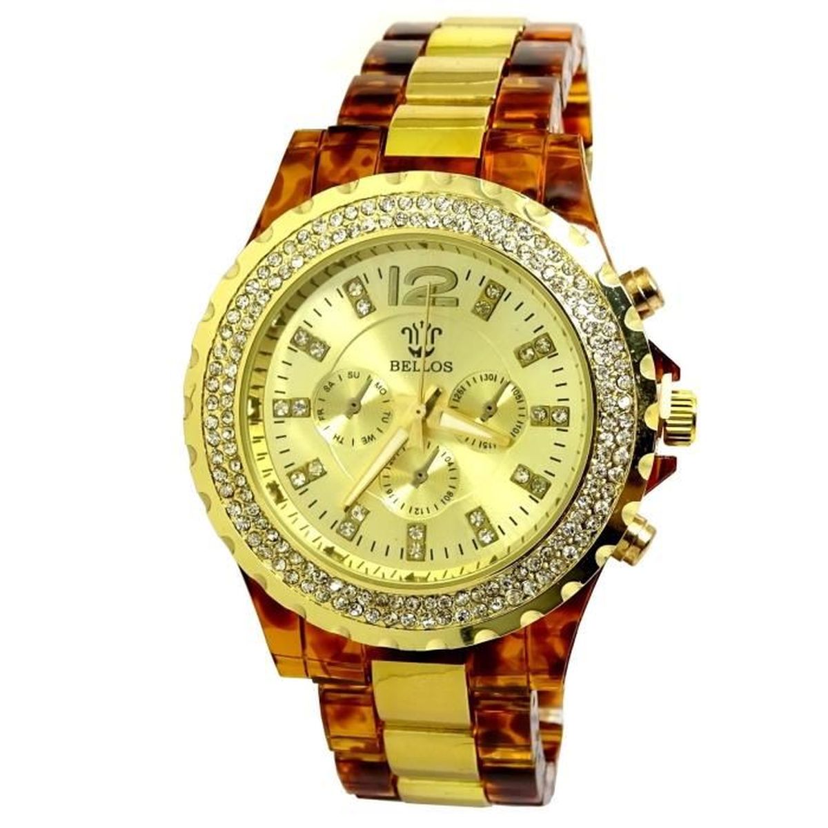 Montre Bijou Femme à Quartz Strass - Style Vintage Habillé - Neuf Sans Étiquette