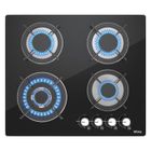 Plaque gaz IsEasy MGBS-A405 4 feux verre 60 cm