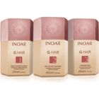 Mini Kit Lissage Ghair - INOAR - 3 x 250 ml - Lissage facile - Tous types de cheveux - Femme