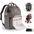 JASENX Sacs à Dos à Langer Pour Bébé Sac de Voyage, Sac à Couches Multifonction Imperméable Oxford Sacs Isolés Isotherme, Grand Capacité