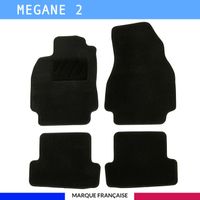 Tapis de voiture - Sur Mesure pour MEGANE 2 - 4 pièces - Antidérapant