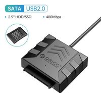 Câble UTS1-2AB 50 cm - boîtier pour disque dur externe HDD 2.5 pouces, SATA USB3.0, 5Gbps, 4 to, caddie