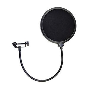 Filtre Anti-Pop pivotant avec Masque Double Couche pour Microphone Blue Yeti Blue Snowball et Autres micros de Studio d'enregistre