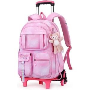 Sacs à Dos Fille-Lot de 3-45x17x35cm-Cartable Enfant Primaire-avec Trousse  et Ice Pack-7-14 Ans-Rose rose - Cdiscount Bagagerie - Maroquinerie