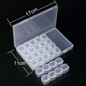 Perlenbox Boîte de Rangement en Plastique avec 28 Compartiments 34 cm 