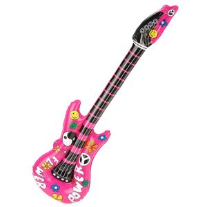 Guitare Gonflable Smiffys 99cm - Accessoire Déguisement Et Fête - Couleurs Assorties