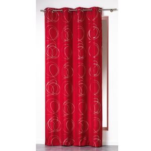 Rideaux Rouge Achat Vente Rideaux Rouge Pas Cher Cdiscount
