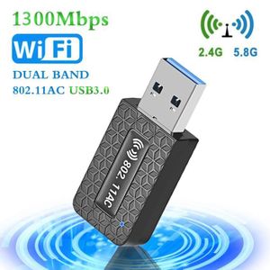 CLE WIFI - 3G Clé WiFi USB 3g - 1300Mbps adaptateur wifi usb - U