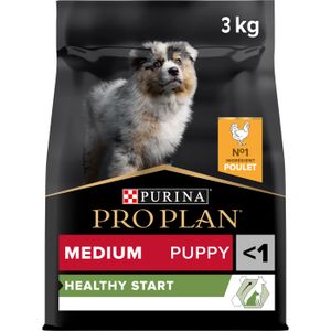 CROQUETTES PRO PLAN Medium Puppy Healthy Start Riche en Poulet - 3 KG - Croquettes pour chiots de taille moyenne