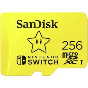 CARTE MÉMOIRE Carte mémoire microSDXC SANDISK Extreme 256Go pour Nintendo Switch - V30/U3/C10/R100/W90