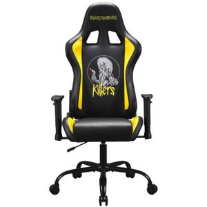 SIÈGE GAMING Chaise gaming Iron Maiden Killers, fauteuil gamer 
