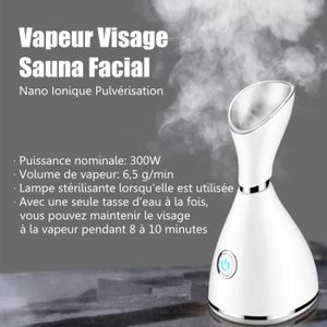 Vapeur visage • Brumisateur Sauna facial et inhalateur - Anti-imperfection  - Measauna - Cdiscount Electroménager