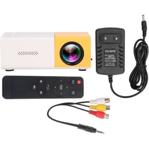 Vidéoprojecteur Mini projecteur 1080p, vidéoprojecteur Portable avec Haut-parleurs pour intérieur extérieur A1