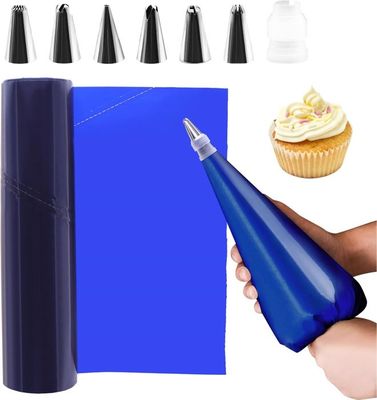 Lot De 30 Poches à Douille Jetables Extra-Larges 52cm - Épaisses Et Résistantes - Décoration Pâtisserie Gâteaux Cupcakes
