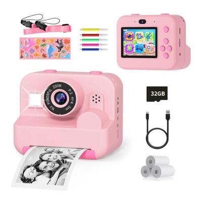 Appareil Photo Instantané Prinhero Pour Enfant – écran 2.4