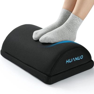 HUANUO Repose-pieds sous le bureau avec fonction de massage, angle
