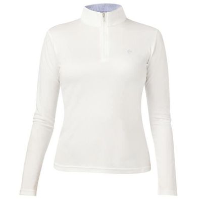 Chemise D’équitation Ariat Pour Femme – Blanche, Manches Longues, Taille XS