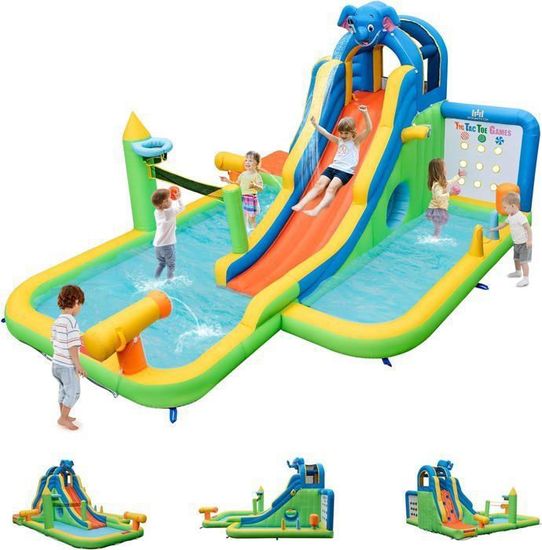 Dôme D'Escalade VEVOR 305cm Avec Hamac Et Balançoire - Pour Enfants 3-10 Ans - Charge 340kg - Intérieur/Extérieur