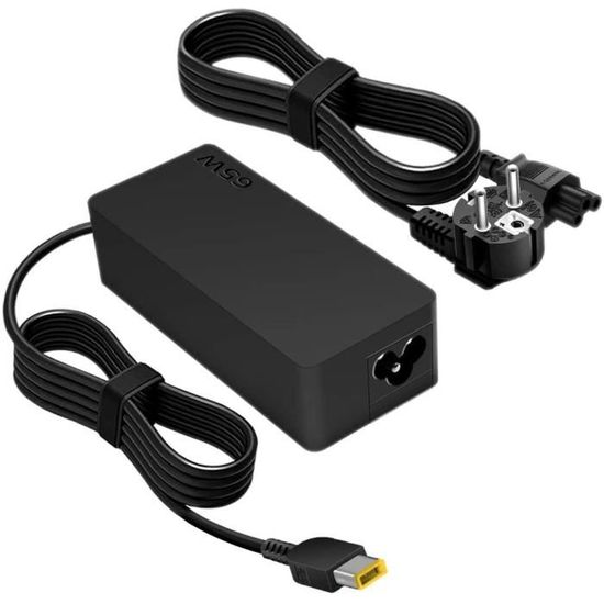 Chargeur Ordinateur Portable Lenovo 20V 3.25A 65W pour Thinkpad X1 Carbon(Gen2-3-4) T440 T450 T460 T460S T470 T470S X240 X250 X A17