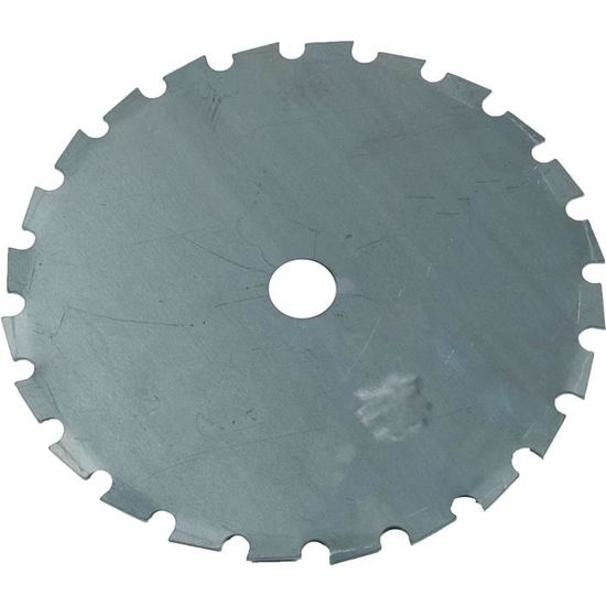 Couteau Débroussailleuse 2 Dents Ratioparts 300mm - Alésage 25,4mm - Épaisseur 3mm - Fabriqué Allemagne