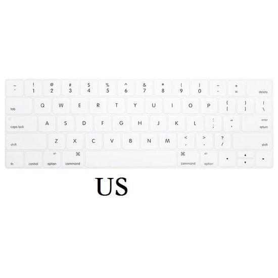 Protège-Clavier Étanche TPU Pour MacBook Air/Pro M1 M2 M3 M4 - Ultra Fin 0.15mm - Compatible Touch ID