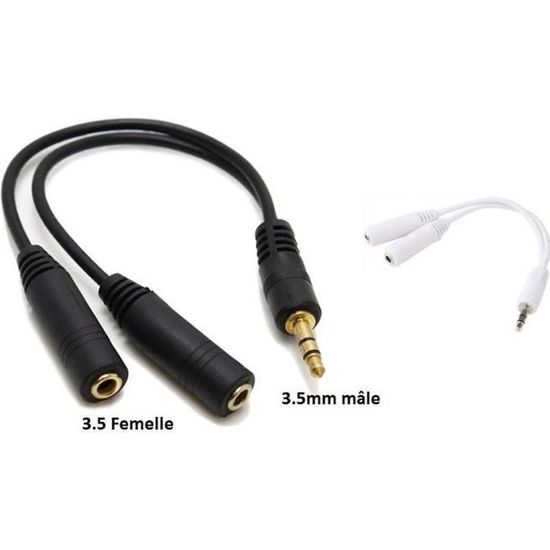 Cable Matters Pack De 5 Adaptateurs 6,35 Mm Vers 3,5 Mm Pour écouteurs