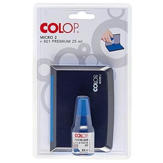 Stock Bureau - COLOP Tampon encreur Micro 3 16 x 9 cm Noir