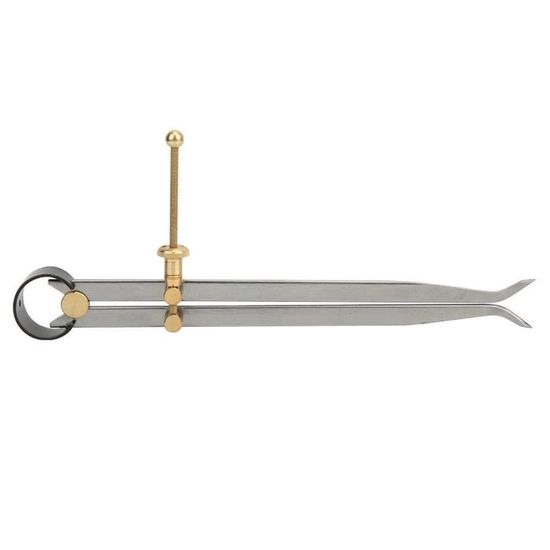 Diviseur D'Aile Compas à Étrier De Précision 200mm Réglable Et Verrouillable Avec Porte-Stylo
