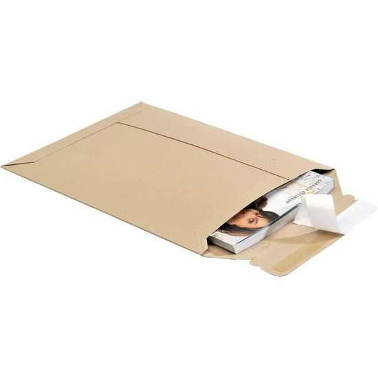 Jeco - Lot De 5 à 200 Enveloppes D'expédition En Carton