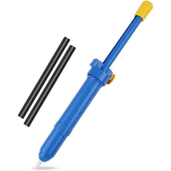 Kit Pistolet à Souder électronique 60 W , Pompe à Dessouder, Fils De Soudure Support Et Tournevis Cruciforme Pour Reparation Automobile Noir 88454520