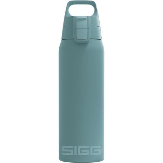 SIGG - Gourde Enfant En Aluminium - WMB ONE Brave Eagle - Convient Aux Boissons Gazeuses - Étanche & Légère - Sans BPA - Certifiée Neutre En CO2 - Bleu Clair - 0,6L
