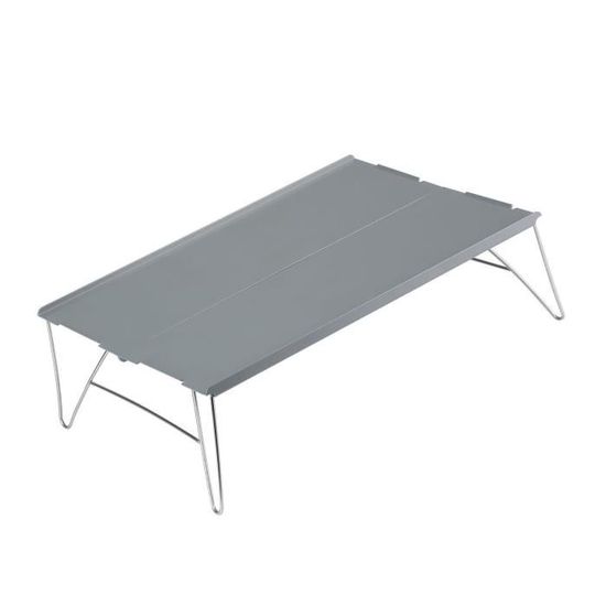 Table Pliante D’extérieur En Aluminium – Ultra Légère Pour Randonnée, Camping, Pêche - 5