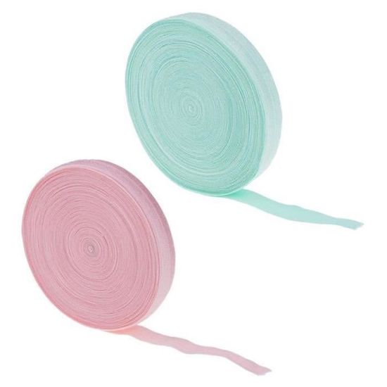 Bande Élastique Couture 25mm - 2 Rouleaux De 12m Noir Et Blanc - Pour Vêtements, DIY, Artisanat