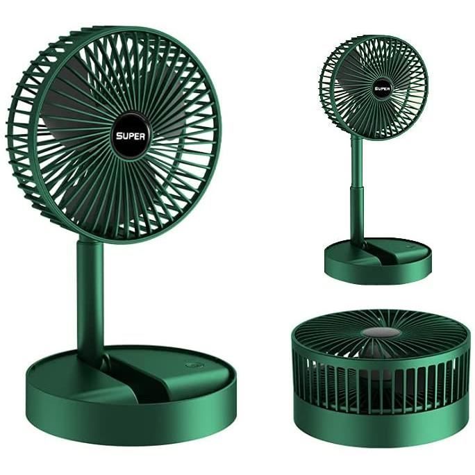 Ventilateur portable pliable - 123 - Sur pied - 3 vitesses - 2000 mah - 123