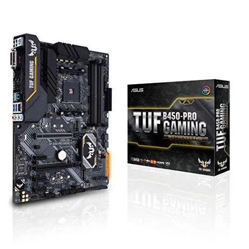 ASUS TUF B450-PRO GAMING - carte mère GAMING (AMD Ryzen B450 Socket AM4 ATX DDR4, Aura Sync)