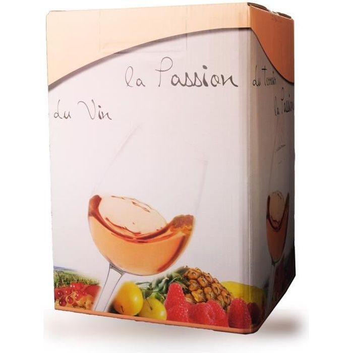 Bag-In-Box 10L Domaine de Lescure Rosé IGP Comté Tolosan - 1000cl - Vin Rosé