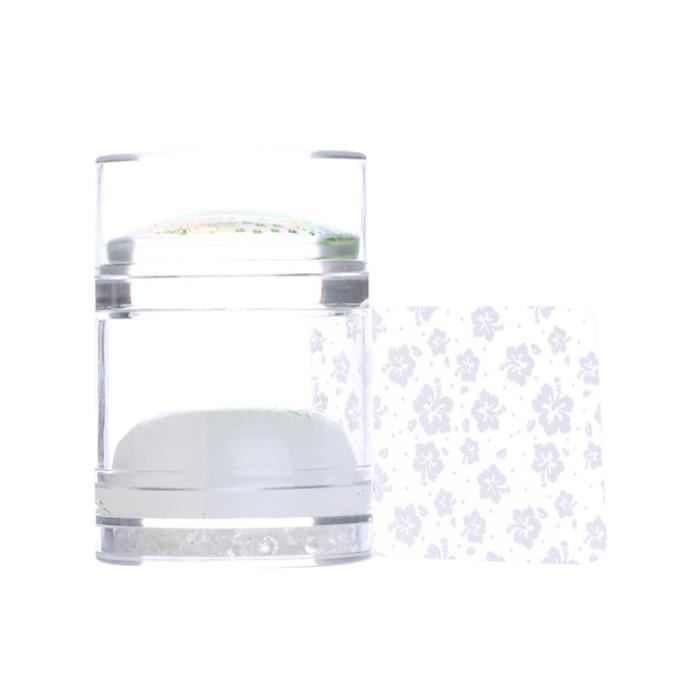 1 pièces Nail Art joint doux Double tête tampon grattoir beauté décor Stamper manucure outil cadeau avec diamant