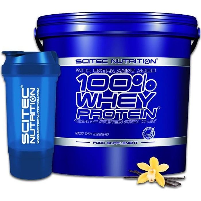 Scitec 100% WHEY PROTEIN Vanille + Shaker