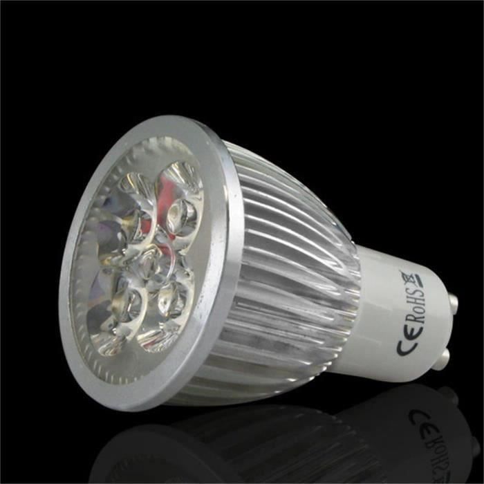 4 x GU10 3W 4W 5W 6W 9W Ampoules LED Spot SMD Jour - Blanc haut puissance