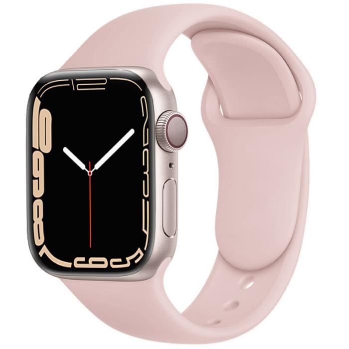 Silicone Strap Compatible Apple Watch Sports Soft Bracelet Wristband For IWatch Series 7 6 5 4 3 SE 42mm 44mm 45mm ML 44V1CH8BJV