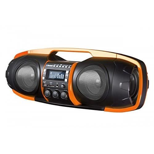 sdigital Go de 6000 Nuke Boombox Bluetooth/Ghetto Blaster (Radio FM, MP3, USB, SD, Power Bank, AUX-IN..)rechargeable orange