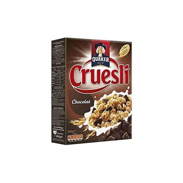 PEPSICO Quaker Cruesli Chocolat noir - 900 g