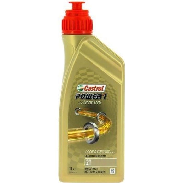 CASTROL Huile moteur Power 1 Racing 2T - 1 L