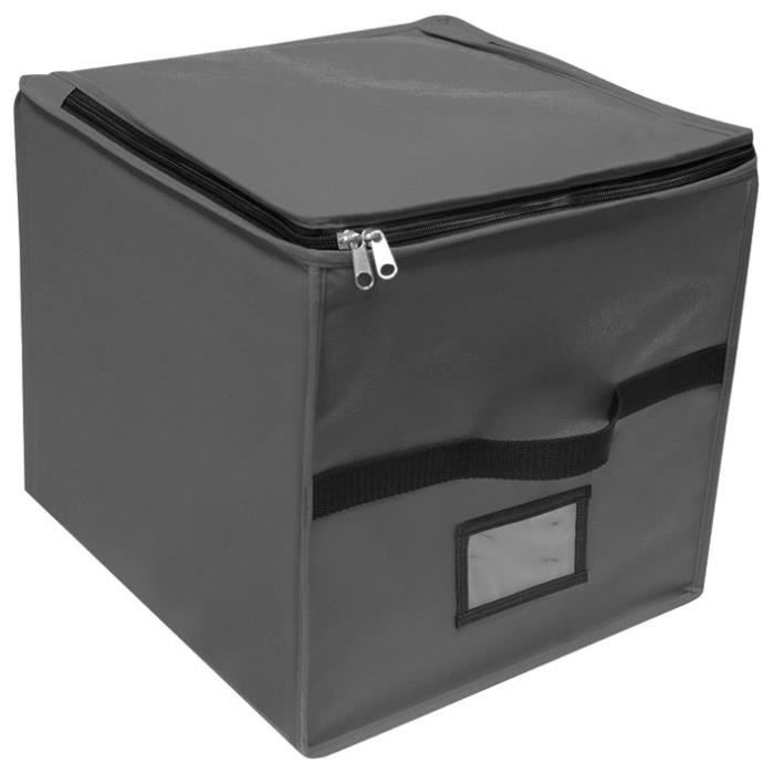 GIOSTYLE Boîte cube de rangement - Gris